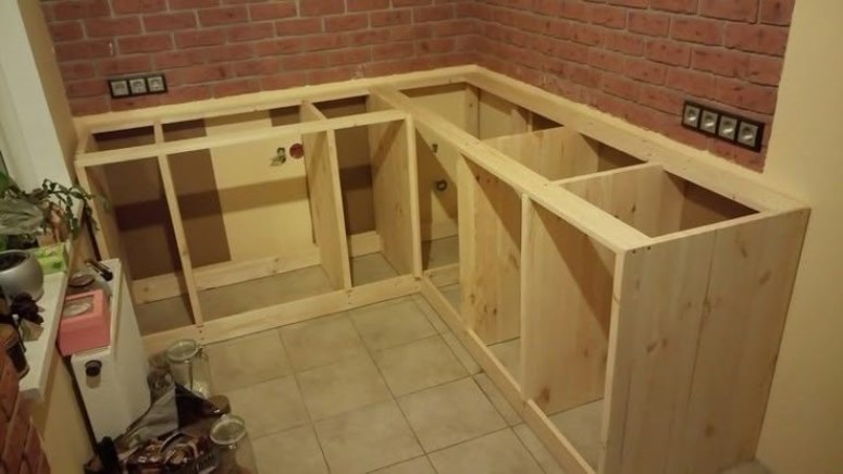 Пошаговая инструкция по сборке кухонного гарнитура своими руками