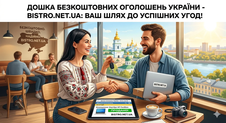 Дошка безкоштовних оголошень України bistro.net.ua: Ваш надійний помічник для успішних угод