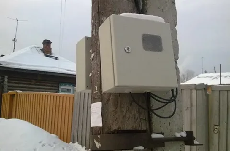 Установка электросчетчика на столбе с пультом пошаговая инструкция